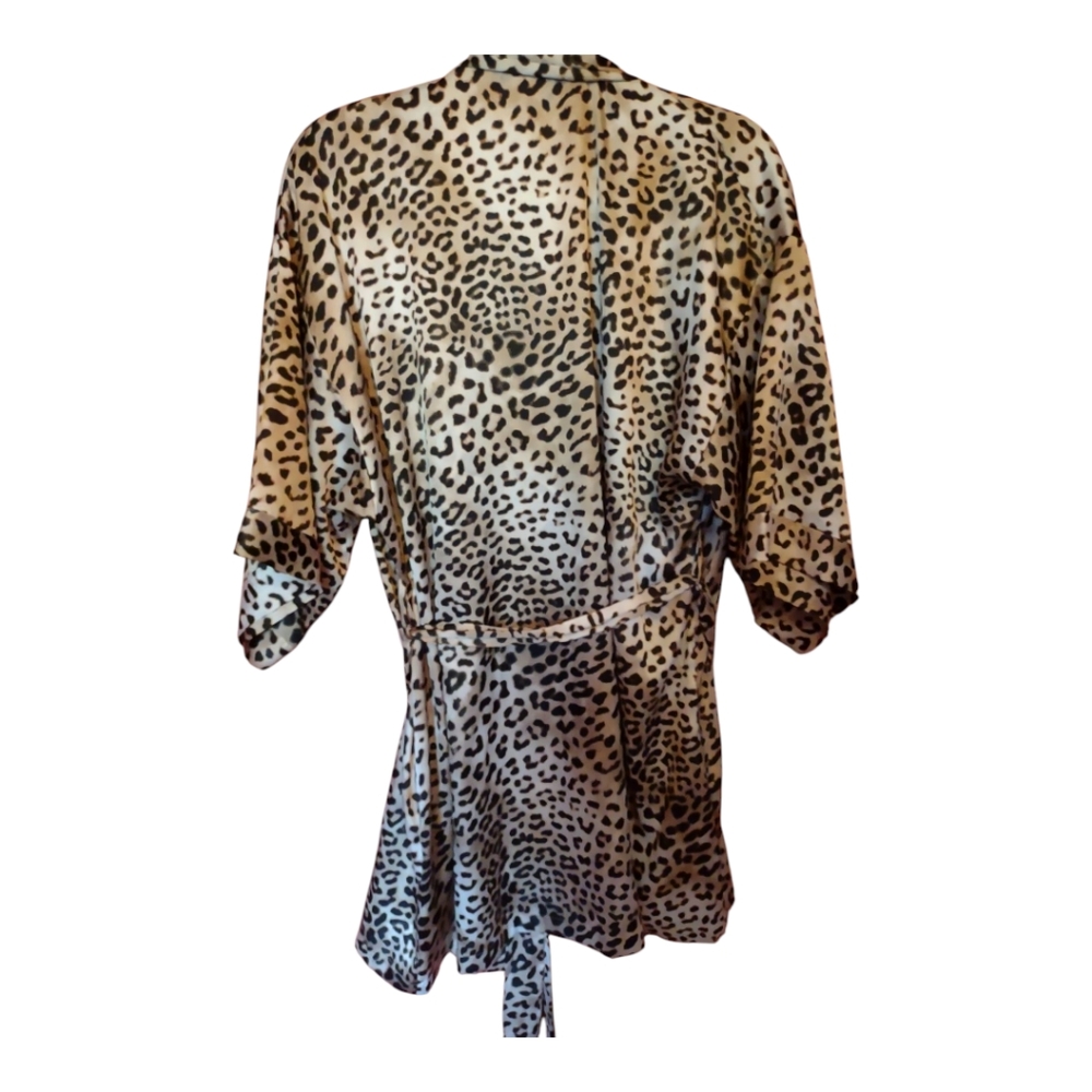 Victoria Secret Leopard Print Robe M/L - Picture 3 of 5